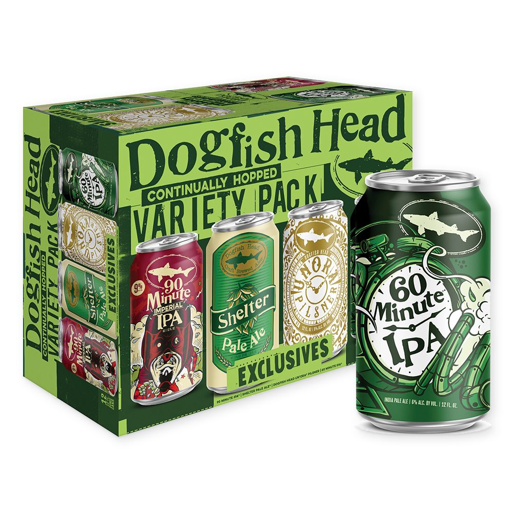 Dogfish Head Continually Hopped Spring Variety Pack