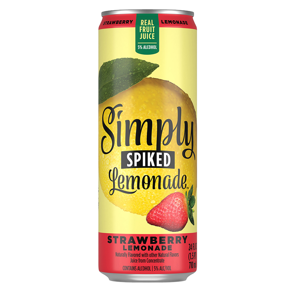Simply Spiked Strawberry Lemonade