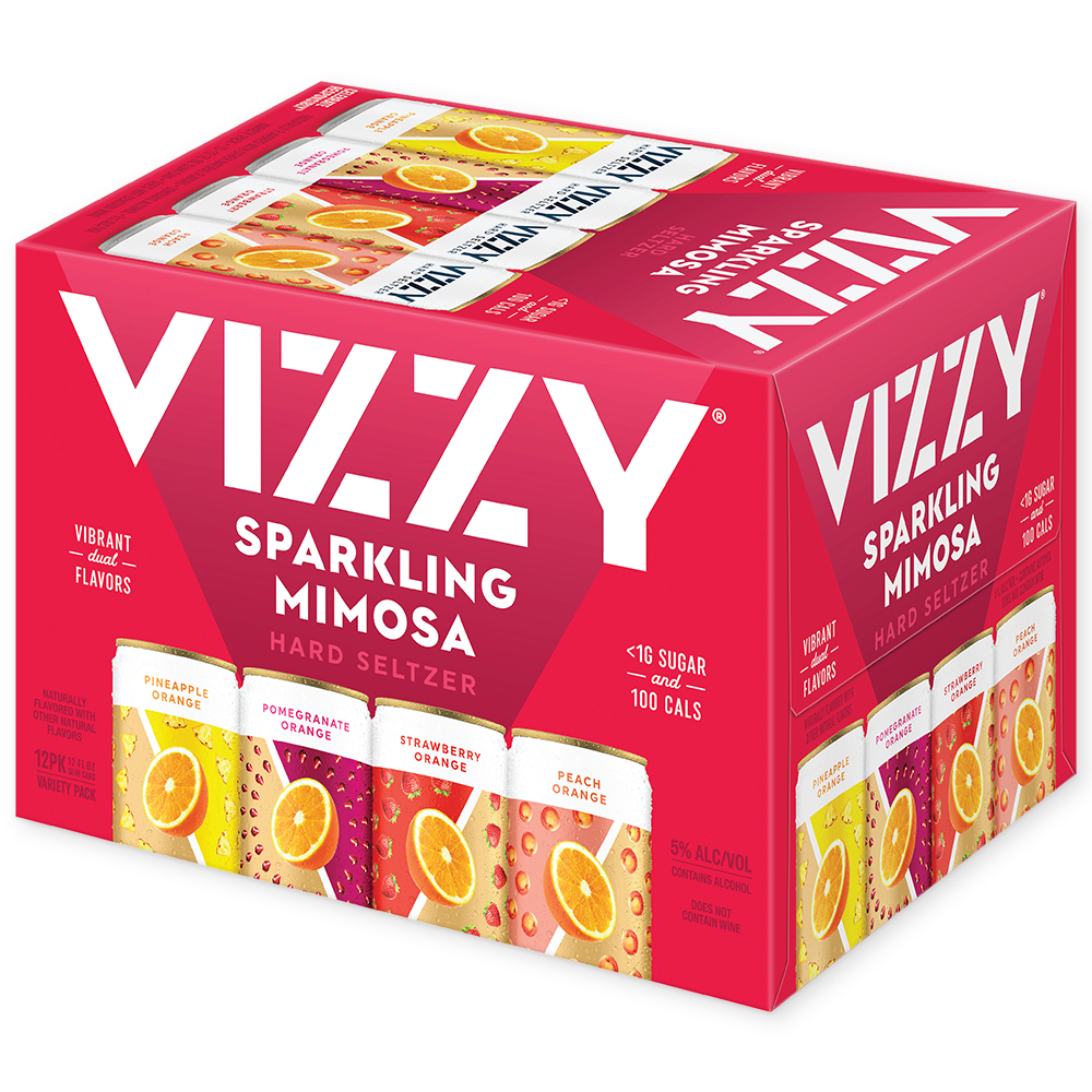 Vizzy Hard Seltzer Sparkling Mimosa Variety Pack