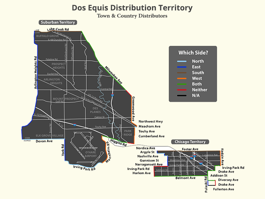 T&C's Distribution Area