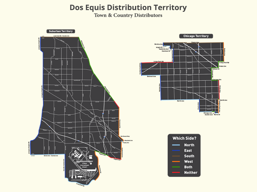 T&C's Distribution Area